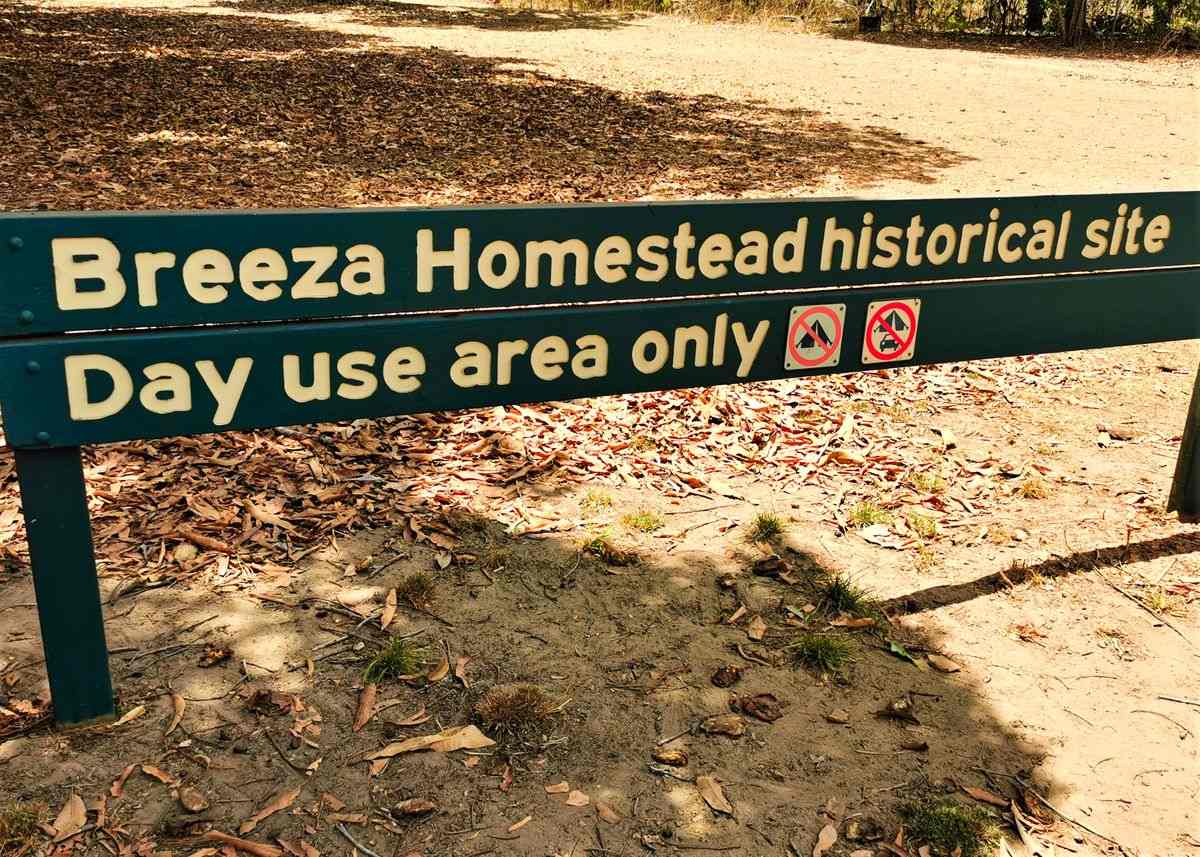 Breeza Homestead Sign - Explore Cape York