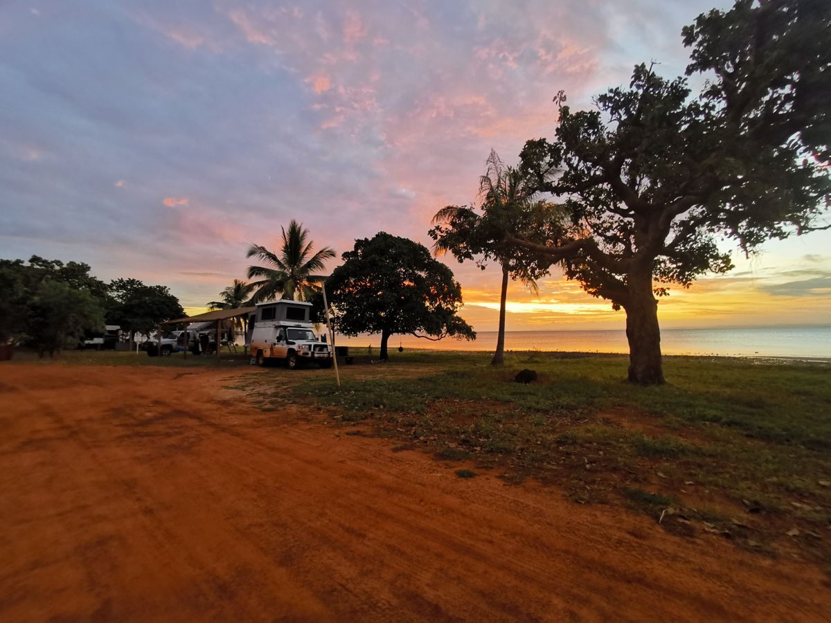 Loyalty Beach Camping Sunset 2 - Explore Cape York