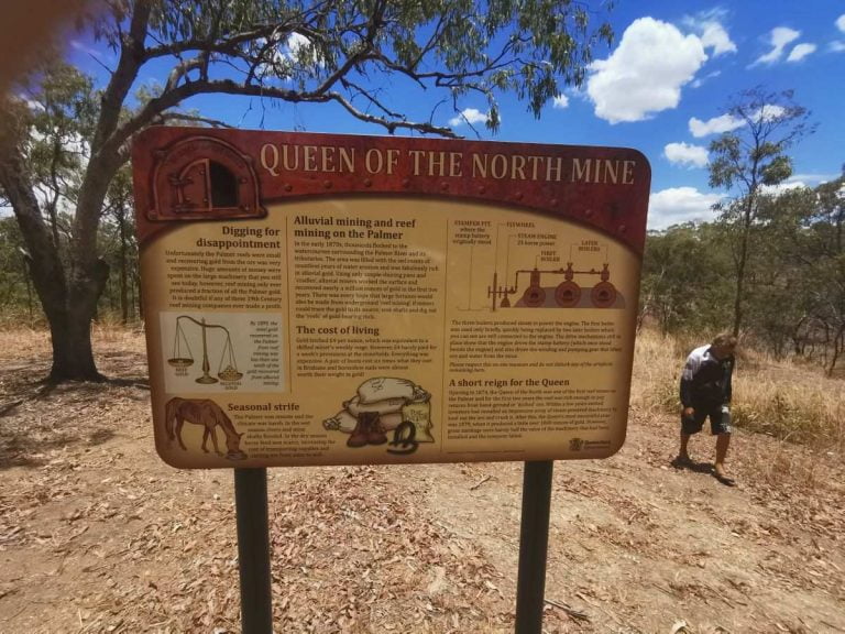 Maytown Queen Of The North Mine Sign - Explore Cape York