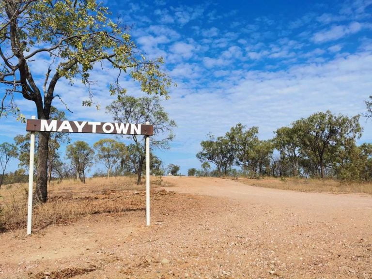 Maytown Sign - Explore Cape York